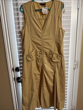 Zara woman Khaki Chino dresses - Tan